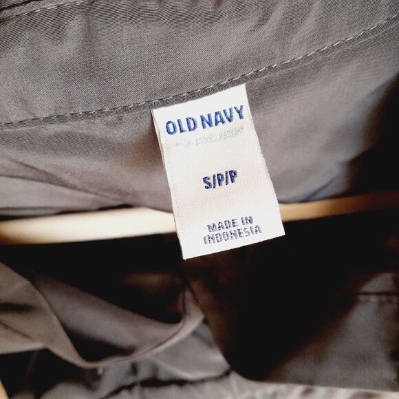 LAST CHANCE-OLD NAVY Soft Rollover Shirt Sporty Long Sleeve Button Down sz: S - Picture 8 of 9